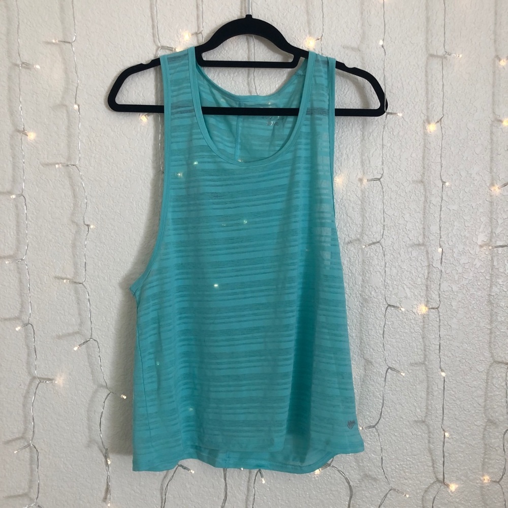 forever 21 workout tank (blue)